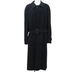 美品　ジョルジオアルマーニ　ステンカラーコート　ベルト付　メンズ　黒　46 M 2025年最新】Giorgio Armani メンズ ステンカラーコートの人気