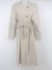 ◇ ◎ BEAUTY&YOUTH ビューティ&ユース UNITED ARROWS 長袖 ノーカラー ロング コート サイズM ベージュ レディース P  【中古】 【1211240000876】