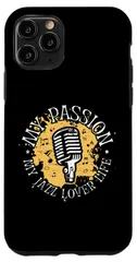 【新着商品】iPhone 11 Pro My Passion My Jazz Music サクソフォン奏者 ジャズ音楽愛好家 スマホケース