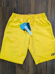 新品 YONEX ヨネックス ユニゲームパンツ ハーフパンツ イエロー S
