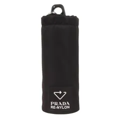 美品 PRADA プラダ RE-NYLON カバー付き カラビナ レタリングロゴ ステンレス タンブラー 2UH005 500ml ウォーターボトル 水筒 シルバー 500ml ハイブランド アイテム【メンズ】のサムネイル