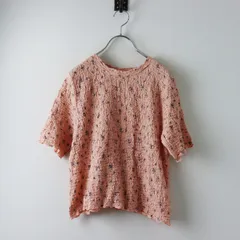 新品 サマンサモスモス エヘカソポ SM2 ehka sopo 花柄しぼしぼカットソー F ピンク/ブラウス シャツ フラワープリント【2400014419450】