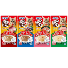 アースペット 猫用おやつ ねこモテ にゃめーる まぐろ かつお とり さけ 12g×5本 4種 各1袋