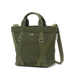 CIE トートバッグ メンズ 帆布 小さめ ブランド シー トート ショルダーバッグ バッグ 2WAY 肩掛け 斜めがけ 日本製 布 おしゃれ 042002 OLIVE(65)