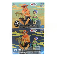 【未開封】一番くじ ワンピース ワノ国編 ～第二幕～ A賞 Emorial Vignette -エース＆お玉- + ラストワン賞 フィギュア 計2点セット