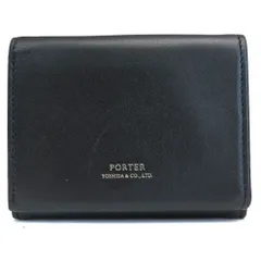 極美品❗️ PORTER ポーター　タンカーウォレット　三つ折り財布　ブラック黒 美品】PORTER(ポーター)財布タンカーウォレット ブラック - メルカリ