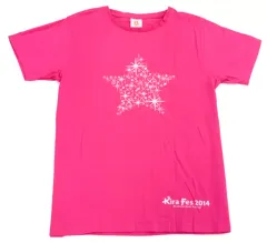 【中古】Tシャツ(男性アイドル) 吉野裕行 Tシャツ ピンク Lサイズ 「Kiramune Music Festival 2014」