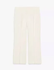 極美品ZARA(ザラ)アイボリーオフホワイトフルレングスパンツ