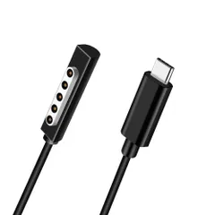 【新着商品】Sisyphy USB TYPE C to Surface RT Pro1 Pro2 急速充電ケーブル 1.8m、15V/3A 45W PD USB-C充電器必要、マイクロソフト Surface Pro RT 1/2 Surface 1512 15