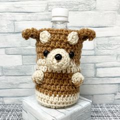 ペットボトルカバー　ドリンクホルダー　柴犬　ハンドメイド
