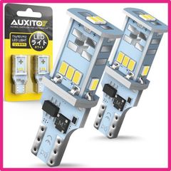 3020素子10個 AUXITO T16 LED バックランプ 爆光1300ルーメン キャンセラー内蔵 バックランプ T16 / T15 3020LED10連 24ヶ月保証 12V 無極性 ホワイト 後退灯 バックライト 50000時間以上寿命 (2個セット)
