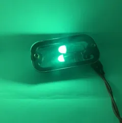 セール デコトラ屋 正規品 24V専用 角型マーカー サイドマーカー用 BA9S LED バルブ 球 高輝度 隋円型 タイプB 10個SET