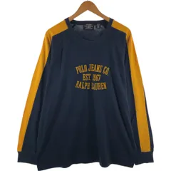 古着 ラルフローレン Ralph Lauren POLO JEANS COMPANY ロングTシャツ ロンT メンズXL相当/eaa527165