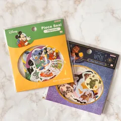 ミッキーマウス　WISH フレークシール レトロアートコレクション