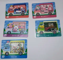 とびだせどうぶつの森×サンリオキャラクターズ amiiboカード 5枚セット