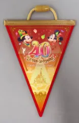 【中古】置物・装飾品 ミッキー＆ミニー(レッド～ブラウン) ドリームガーランド 「東京ディズニーリゾート40周年 “ドリームゴーラウンド”」 東京ディズニーリゾート限定