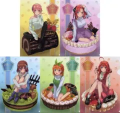 【中古】クリアファイル 全5種セット 「五等分の花嫁∬ POP UP SHOP in 新宿マルイアネックス vol.6 ブラインドクリアファイル SWEETS PARTY」