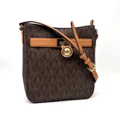 【中古】良品 MICHAEL KORS マイケルコース レザー ショルダー バッグ eH0782A