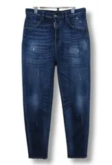 ☆◇ 【極美品】DSQUARED2/ディースクエアード   ダメージ加工ジーンズ デニムパンツ ストレッチジーンズ/IDG/S71LB0612 S30342 /サイズ44 ■管理番号L28589SSS25-250227-4.5K（990）