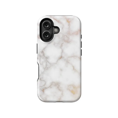 SUGARLOAF GRAPHICS | WHITE GOLD MARBLE | MagSafe iPhoneケース (iPhone 16/16 pro/16 pro max/15)