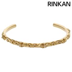 クロムハーツ  22K BANGLE SBT/22K SBTバンド ゴールドブレスレット メンズ M