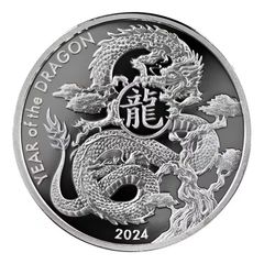 オーストラリア 辰年 龍年 銀貨 1/2オンス パースミント - メルカリ