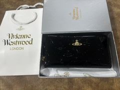 【新品】Vivienne Westwood 55vv324 長財布　ブラック ヴィヴィアンウエストウッド 長財布 レディース ブラック