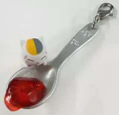【中古】キーホルダー・マスコット(キャラクター) ニャンコ先生(よだれ) ワンスクープミニフィギュア～スイーツは別腹～ 「夏目友人帳」