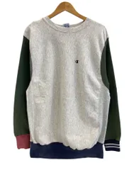 チャンピオン Champion 90s～ ヴィンテージ vintage 刺繍タグ リバースウィーブ REVERSE WEAVE US古着 クレイジーパターン XXL スウェット マルチカラー 3Lサイズ 101MT-3882
