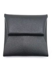 HERMES エルメス 2018年製 C刻印 ヴァスティア レザーコインケース ブラックのサムネイル