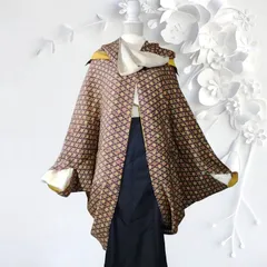 ジョジョ 着物リメイク  モモンガコート リバーシブル ジョジョ様専用 着物リメイク モモンガコート リバーシブル