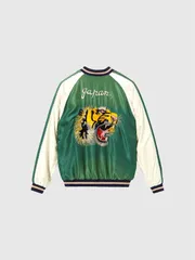 TAILOR TOYO テーラー東洋 スカジャン メンズ 2025 Early 1950s Style Acetate Souvenir Jacket TIGER HEAD × JAPAN MAP AGING MODEL タイガーヘッド TT15710-145のサムネイル