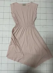 ハ2501-1-3530 ユナイテッドアローズ　UNITED ARROWS　ノースリーブワンピース　ピンク　38