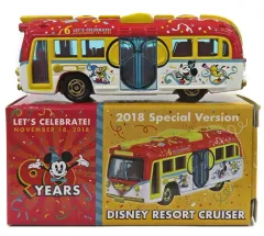 【中古】トミカ ディズニーリゾートクルーザー 2018 Special Version(レッド×ホワイト×イエロー) LETS CELEBRATE NOVEMBER 18 2018 90YEARS 「トミカ」 東京ディズニーリゾート限定