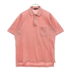 BURBERRY LONDON (バーバリーロンドン) Logo Check Polo Shirt 01108‐13 ロゴ 刺繍 半袖ポロシャツ ピンク