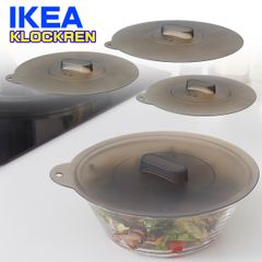 【新品】IKEA 鍋ふた 3点セット KLOCKREN クロックレン シリコン ユニバーサル ふた イケア キッチン 家具