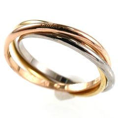 Cartier カルティエ トリニティリング XS スリーカラー K18 SIZE:49 AU750 指輪