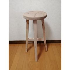メルカリShops - 木製スツール 高さ52cm 丸椅子 stool