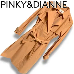 Pinky&Dianne ピンキーアンドダイアン レディース トレンチコート オレンジ 品番：031-7151101 サイズ：36 1039H