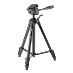【数量限定】DIN規格クイックシュー対応 3Way雲台 小型 一眼レフ 脚径20mm / 全高153cm レバーロック ミラーレス一眼対応 4段 三脚ケース EX-440 ファミリー三脚 アルミ脚 Velbon 301482 ベルボン