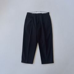 marka ORGANIC COTTON GABARDINEトラウザーズブラック - メルカリ