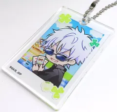 【中古】キーホルダー 五条悟(スクエア) アクリルキーホルダー 「まるくじ 呪術廻戦 Enjoy!Picnic」 中吉-16