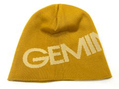 90’s 00’s supreme beanie USA製 ニット帽 カラシ色  GEMINI