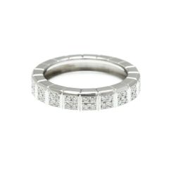 ショパール(Chopard) アイスキューブ フルダイヤモンド リング 82/6815 K18ホワイトゴールド(K18WG) ファッション ダイヤモンド バンドリング シルバー