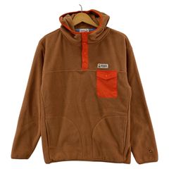 Arnold Palmer アーノルドパーマー プルオーバー フリースパーカー sizeS/ブラウン メンズ