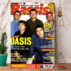 ロック メタルポスター【 オアシス / Oasis 】 ブリキ看板 雑誌 9