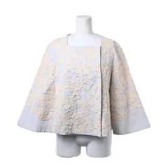 Chloe フランス製 シルク ノーカラー ジャケット