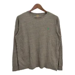 Polo by Ralph Lauren ポロ ラルフローレン ワンポイントロゴ 長袖Ｔシャツ ブラウン(メンズ L)中古 古着 T5369