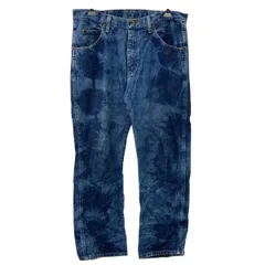Wrangler デニムパンツ W34 インディゴブルー ラングラー ジップアップ メキシコ製 アメカジ ジーンズ 古着卸 アメリカ仕入 2508-718