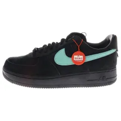 NIKE (ナイキ) ×TIFFANY&CO AIR FORCE 1 LOW 1837 BLACK ティファニー エアフォース1 ローカットスニーカー ブラック/ブルー US10/28cm DZ1382-001のサムネイル